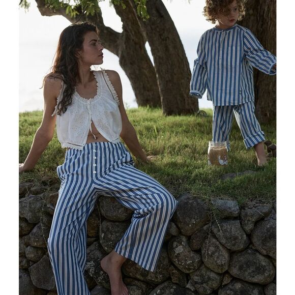 NWT Doen Traveler Eyelet Top - Large - in Salt (White) - Picture 2 of 9